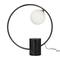 17.5" Marble Contemporary Abstract Accent Lamp